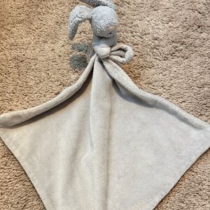 Jellycat Gray Bunny Lovey Comfort Blanket
